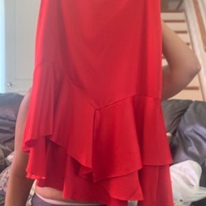 Red skirt